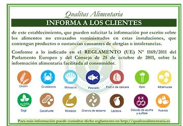 Cartel Informativo Alergenos - Qualitas