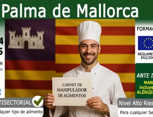 Curso de Manipulador de Alimentos en Palma de Mallorca con Carnet 2026