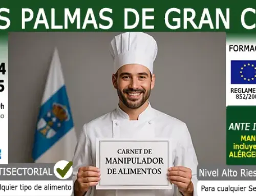 Curso y Carnet Manipulador de Alimentos en Las Palmas de Gran Canaria
