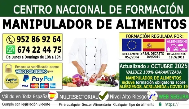 carnet de manipulador de alimentos carnet manipulador de alimentos