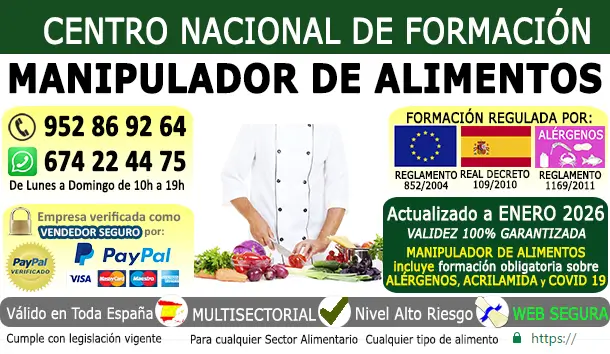 carnet manipulador de alimentos