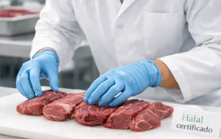 Manipulación segura de carne halal en el sector cárnico con certificación halal