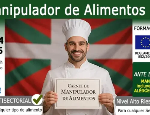 Curso y Carnet de Manipulador de Alimentos en Bilbao 2026