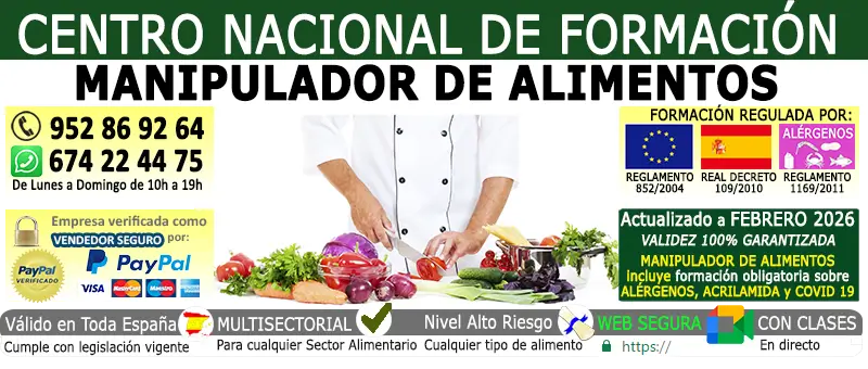 carnet manipulador de alimentos